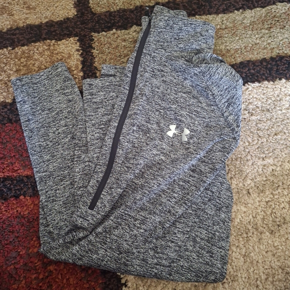 Under Armour Heathered Gray Zip-Up Jacket - Picture 1 of 1